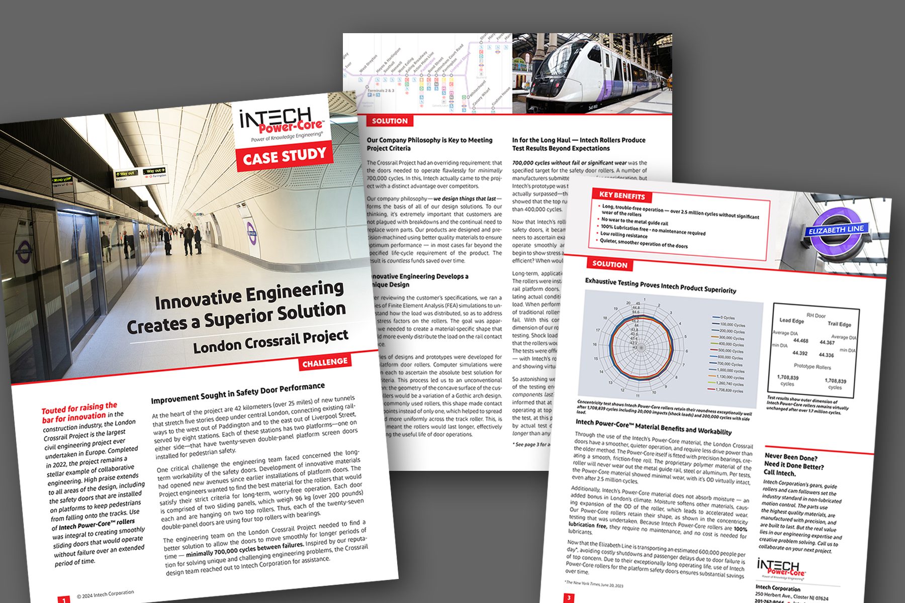 London Crossrail Project Intech Corporation Case Study: London CRossrail Project