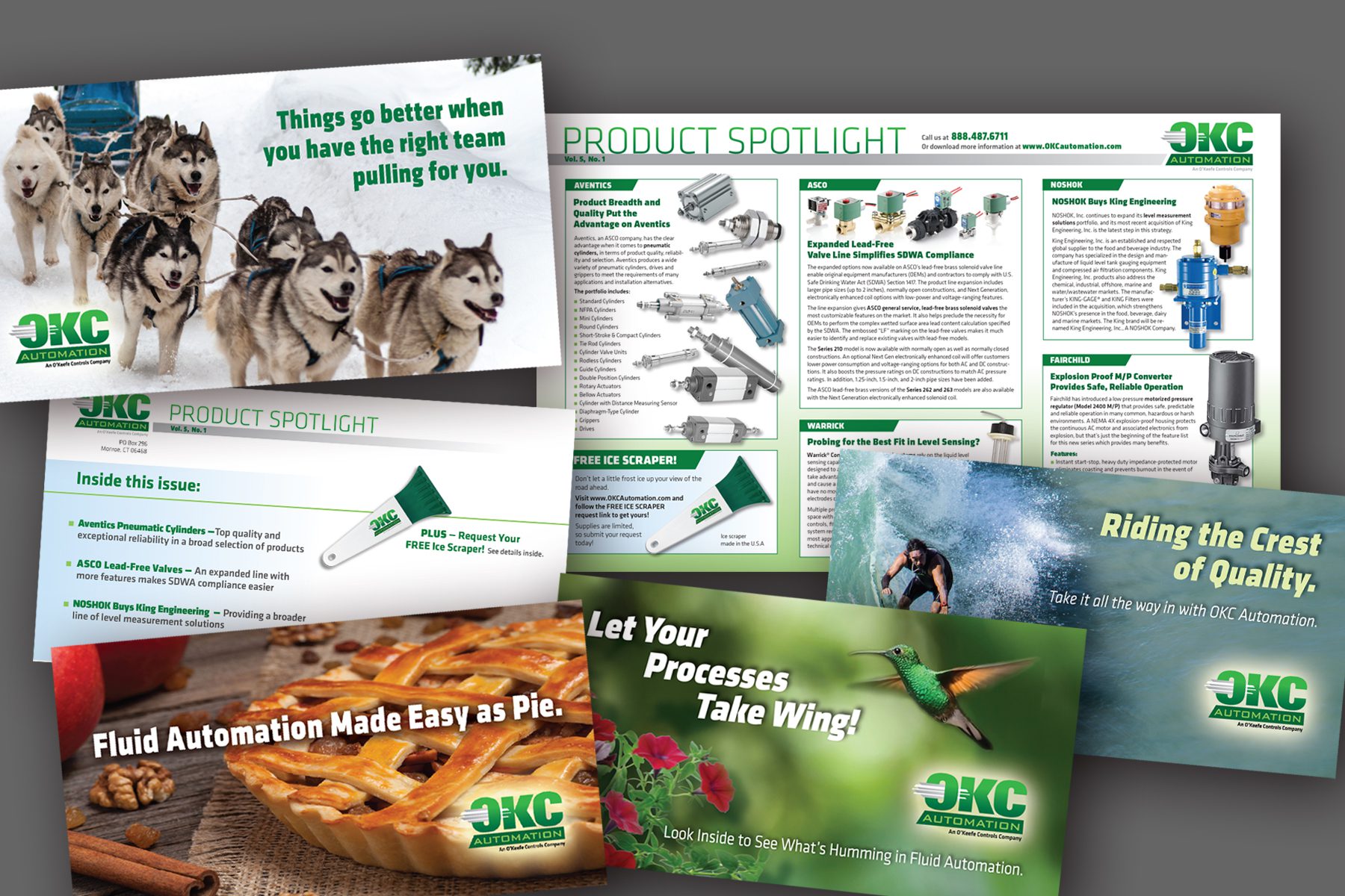 Product Spotlight Issues of Product Spotlight, OKC Automation's direct mailer to customers