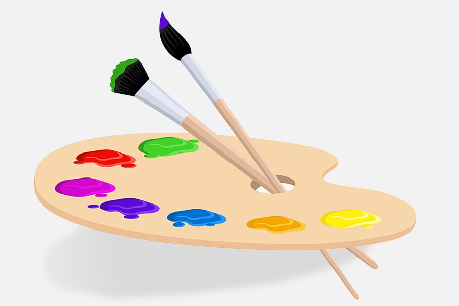 artist pallete as a symbol of creativity